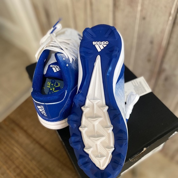 NWT Adidas Blue Baseball Cleats - Picture 5 of 5